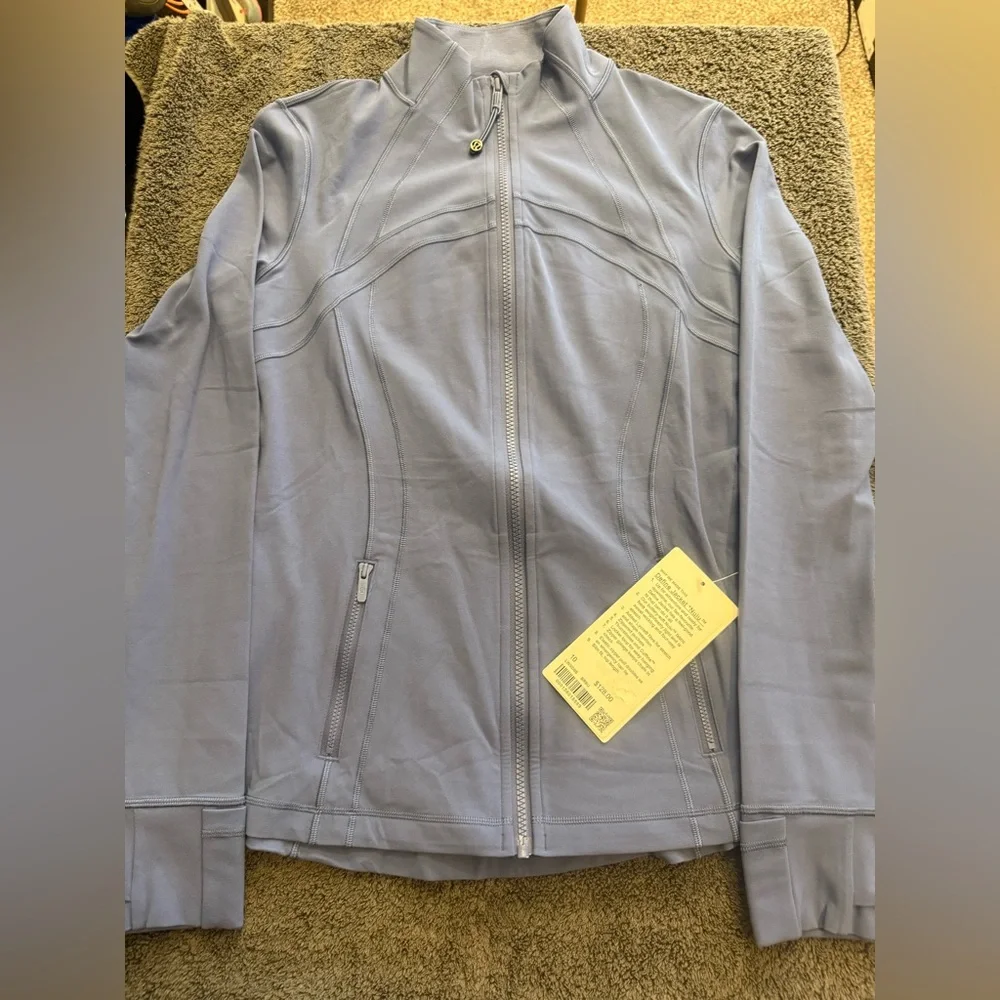 Lululemon Define Jacket Nulu Brillant Blue- Size 10 NWT - Picture 3 of 5